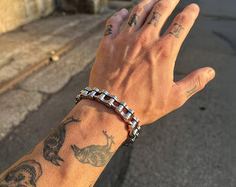 Bracelet Chaîne LINKRA – Acier Inoxydable Or